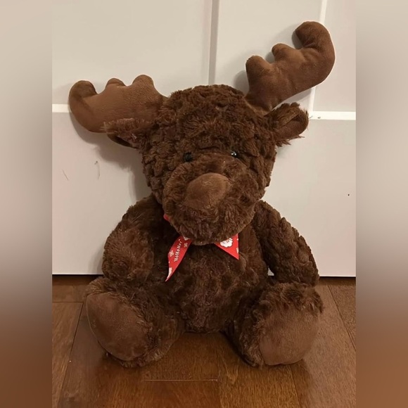 None Other - Christmas Reindeer Brown Plush Toy / Stuffed Animal